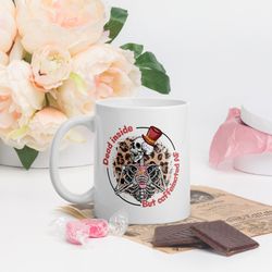 dead inside but caffeinated af, valentine s mug, valentine day gift, coffee lover, gift for her, coffee cup, funny mug