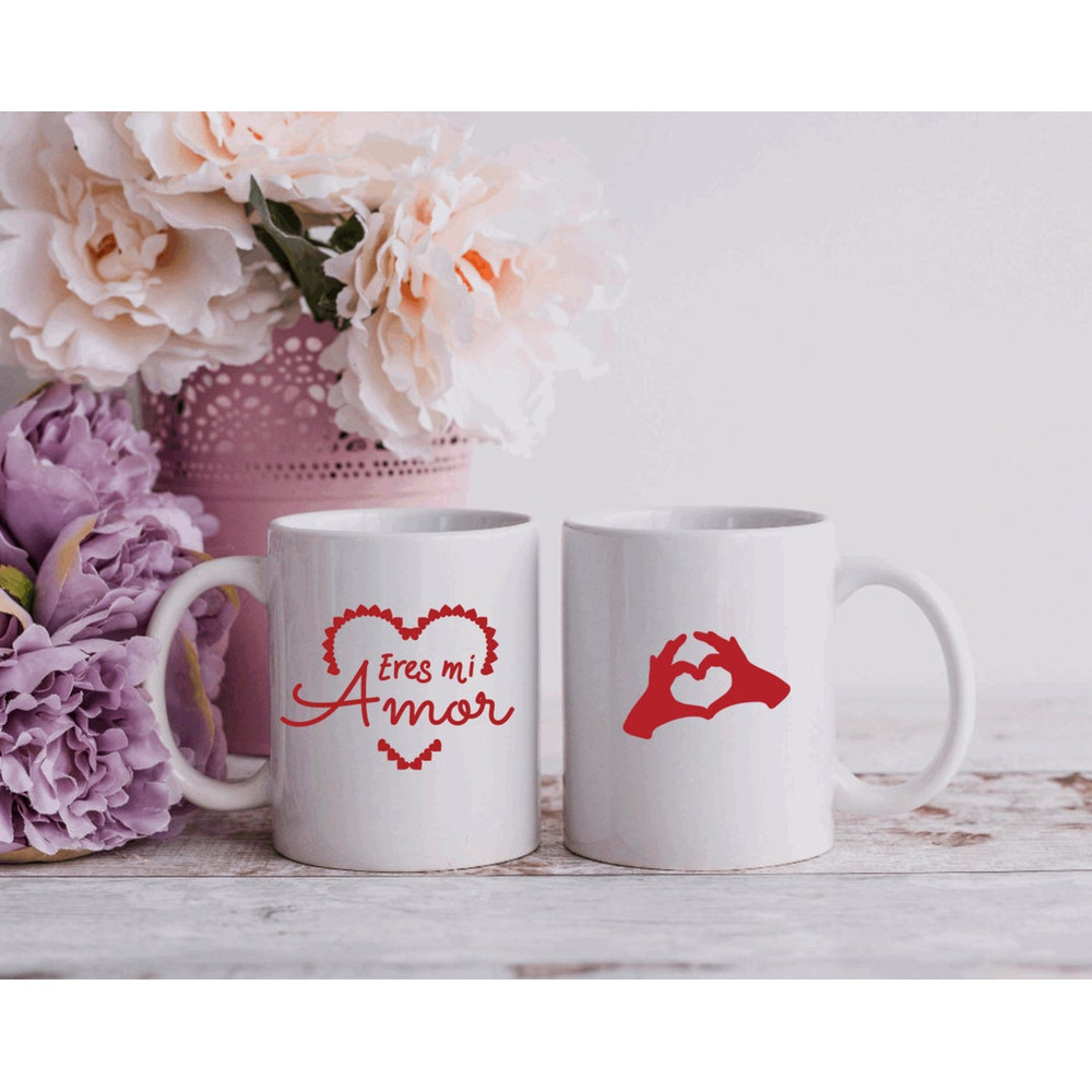 Eres Mi Amor My Valentine Mug, Coffee Mug - Bluefink.jpg