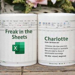 funny freak in the sheets mug excel spreadsheet mug perfect gift for spreadsheet lovers and accountants