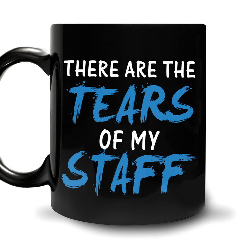 Funny Sarcastic Christmas Birthday Gift For Boss From Employee - Tears Of My Staff Office Jokes 11Oz Black Ceramic Coffee Tea Mug - Bluefink.jpg