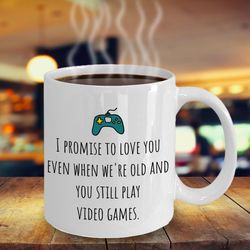 gift for him, gamer valentine gift, funny gamer mug, boyfriend husband gamer gift, anniversary gift for him