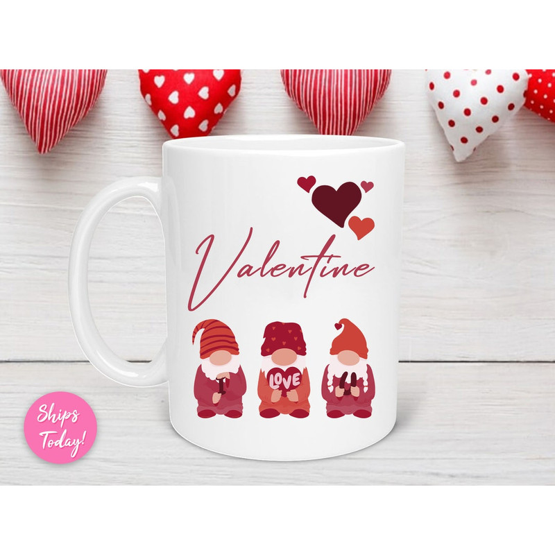Gnomes Valentine's Mug, Valentine's Day Gift, Love Day, Couples gift, Valentine's Day Mug, Valentine's mug, Love Gnomes Mug - Bluefink.jpg