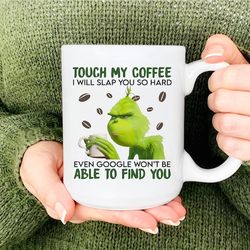 grinch, grinch face, christmas gift, christmas mug, personalized mug, personalized gifts