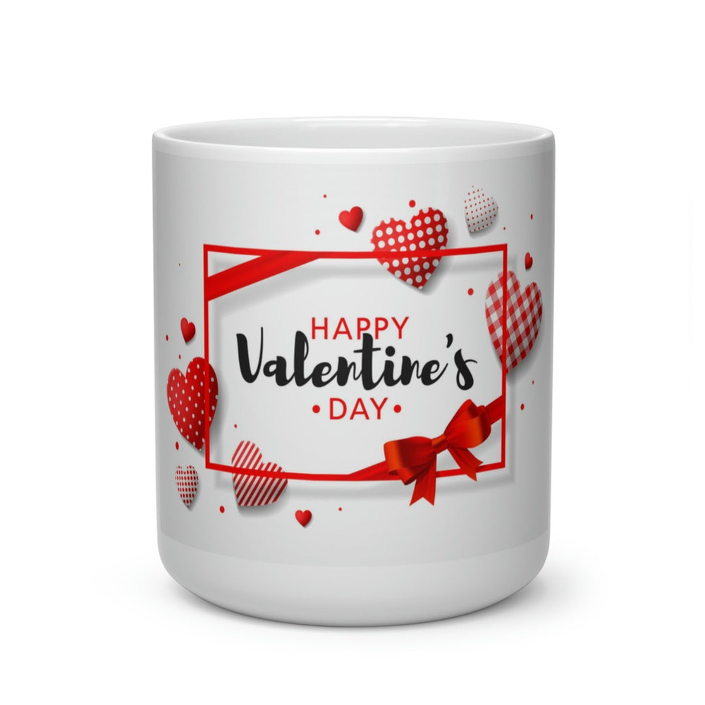 Heart Shape Mug, Valentines Day Gift, Cute Gift For Her - Bluefink.jpg