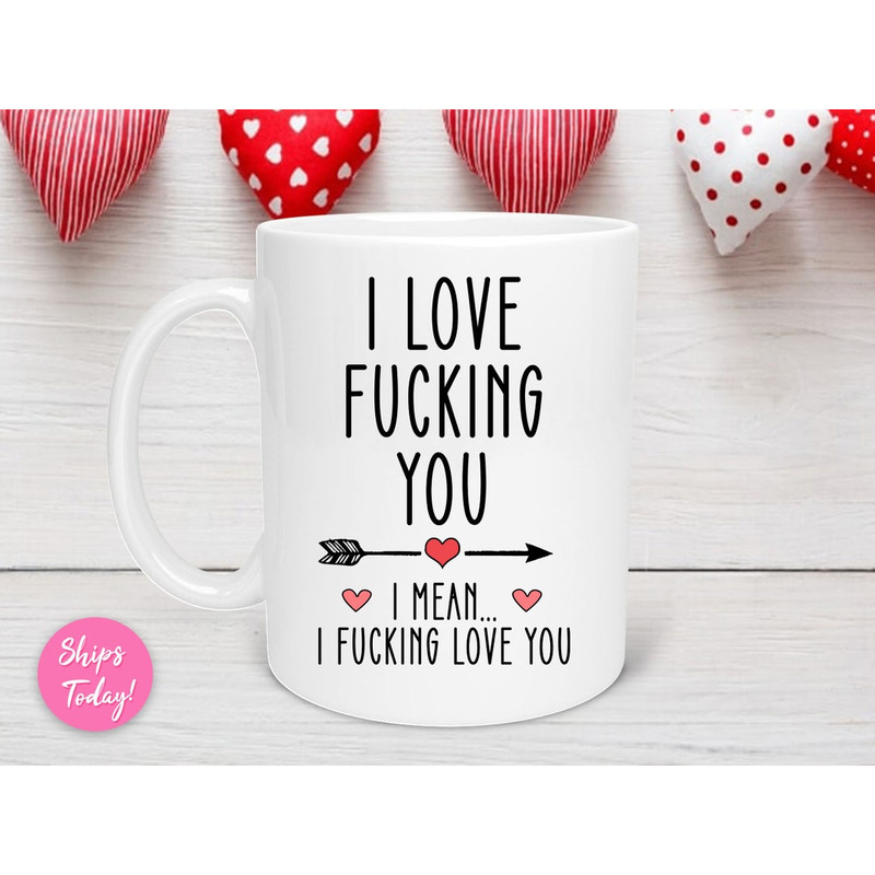 I Love You I Mean I Love You Romantic Mug, Valentine Gift, Gift for Friend Valentine, Coworker Valentine, Coffee Lover Mug - Bluefink.jpg