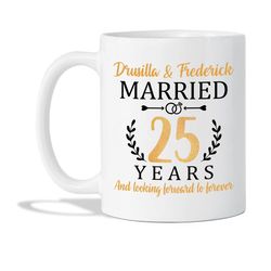 looking forward to forever mug, couple coffee mug, custom couple mugs, personalized couple mug, gift for lover, mr and m