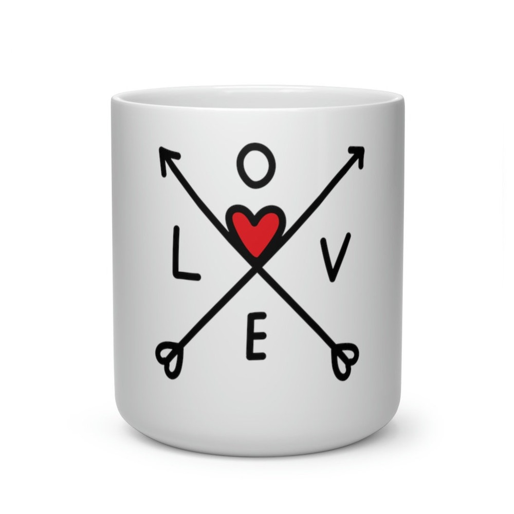 Love Heart Shape Handle Valentines Day Mug - Bluefink.jpg