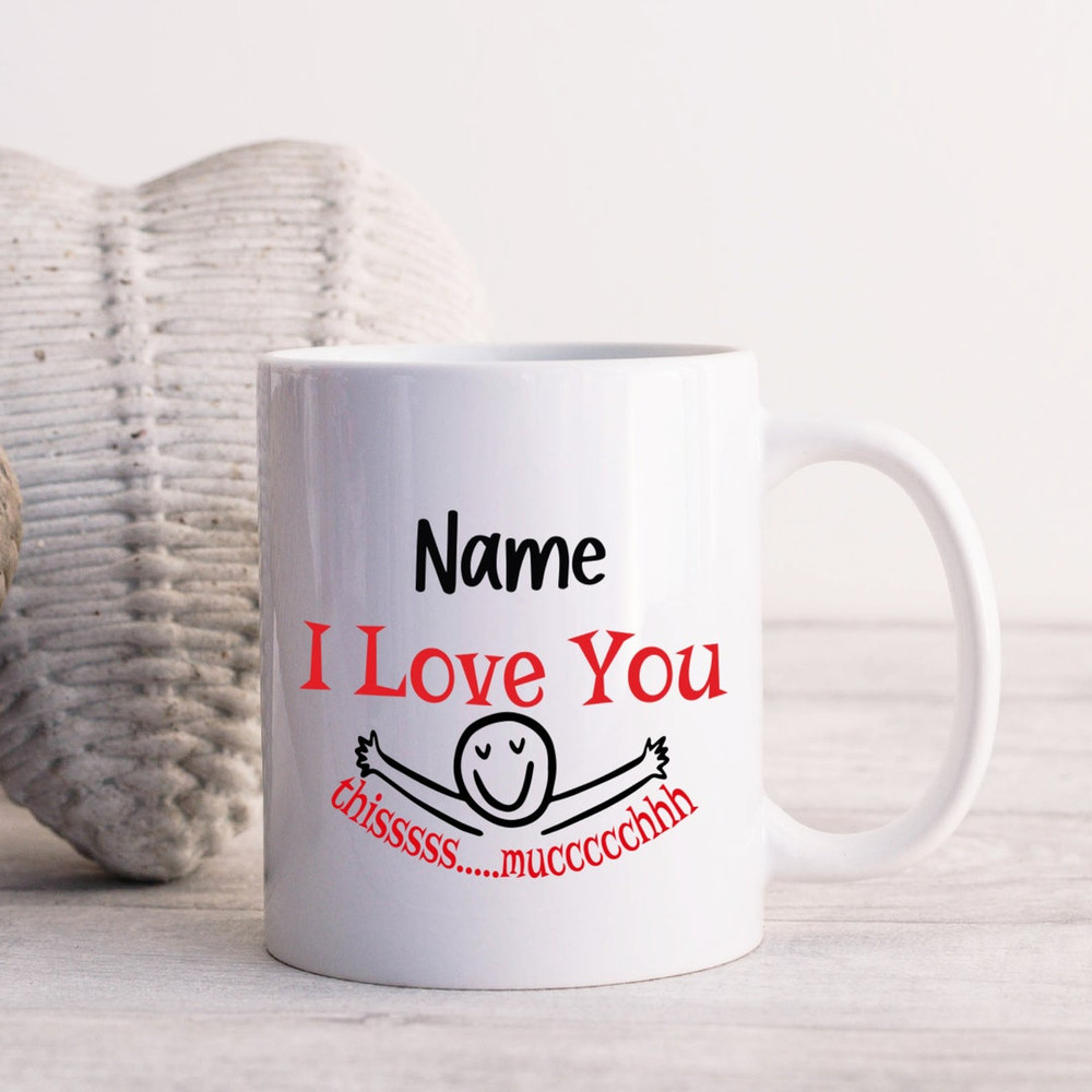 Love You This Much Personalised Mug Valentine Day Gifts - Bluefink.jpg