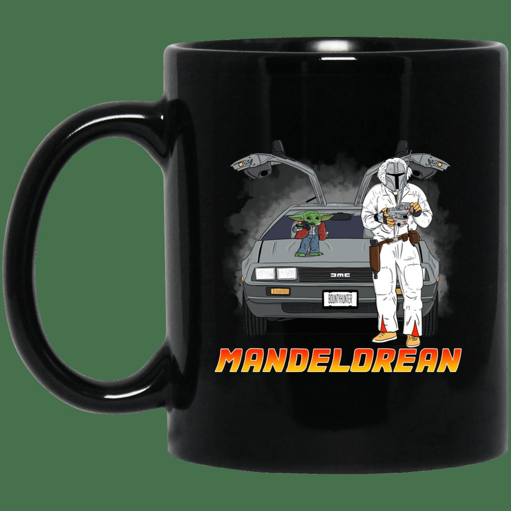 MandElorean Black Mug Gifts for Friends, Gifts for Valentine Day, Couple Gifts - Bluefink.jpg