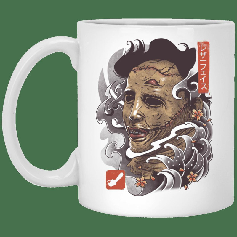 Oni Leather Mask Mug Gifts for Friends, Gifts for Valentine Day, Couple Gifts - Bluefink.jpg