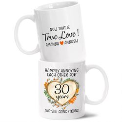 now that is true love mug, personalized couple mug, custom valentines day mug for lover, custom couple coffee mug, mr an