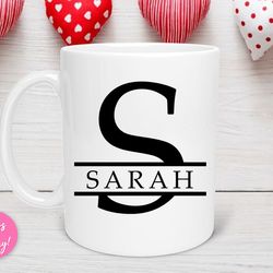 personalized coffee mug for men, personalized monogram mug, mens coffee cup, mug for him, mug for dad, groomsmen gifts,