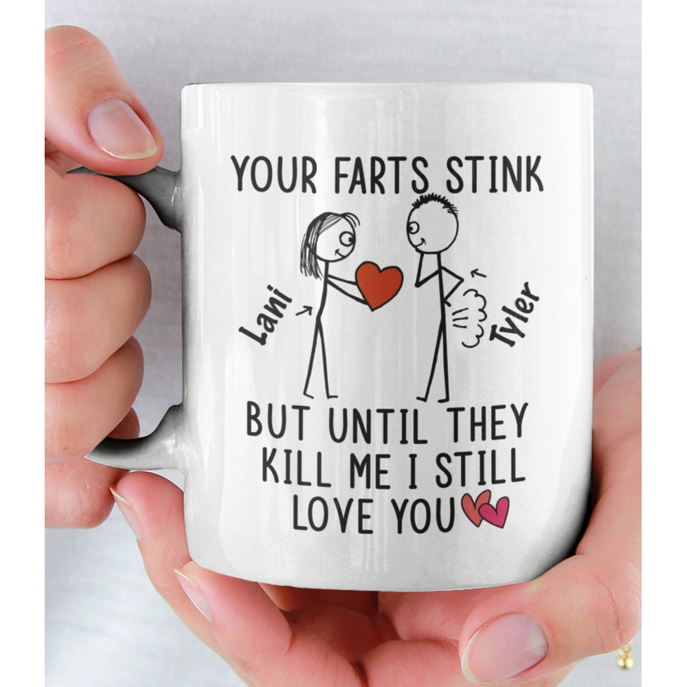 Personalized Coffee Mug Funny Boyfriend Girlfriend Birthday Anniversary Rude Gift - Bluefink.jpg