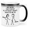 Personalized Fathers Day Mug For Husband From Wife Roses Are Red Violets Blue All My Naughty Thoughts Funny Mug, Couple Gift Her, Him Valentines Color Changing