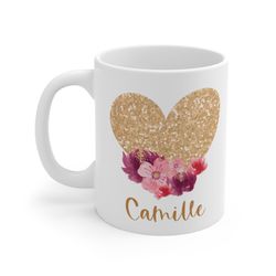 personalized valentine name mug, personalized valentine gift, custom name mug