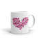 Pink Hearts Heart Valentine's Day Coffee Mug, Valentine Mug, Valentines Day Gift For Her, Sending Love Friendship - Bluefink.jpg