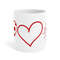 Red Hearts On A Ceramic Mug, Coffee Mug Valentine Gift, Gift For Her Or Him - Bluefink.jpg