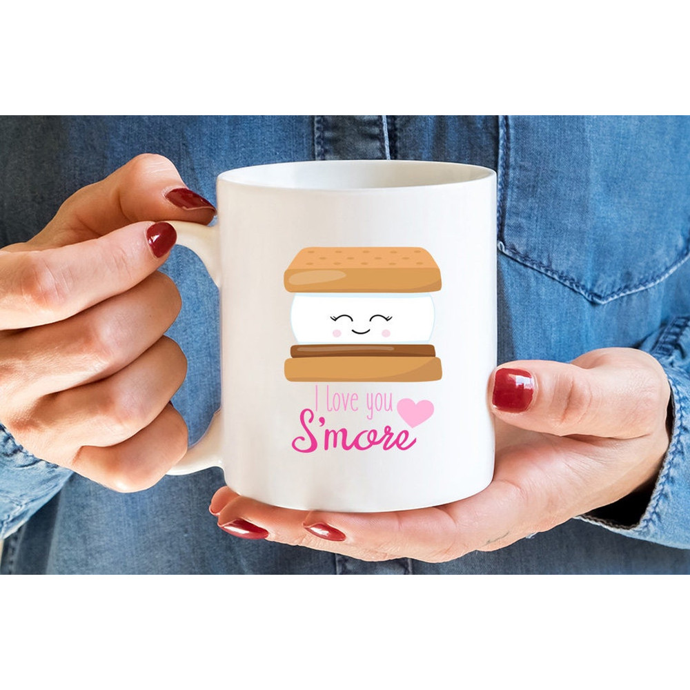 S'more, Smore, S'more Gift, Funny Mug, I Love You, Camping Mug, Anniversary Gift, Anniversary, Pun, Valentine's Day Mug - Bluefink.jpg