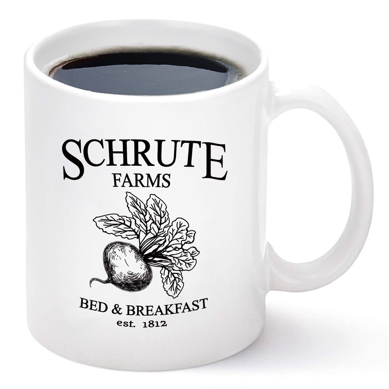 Schrute Farms Mug Schrute Farms Bed And Breakfast Est. 1992 The Office Coffee Mug The Office Gifts For Men Women Funny Coffee Mug Cup - Bluefink.jpg