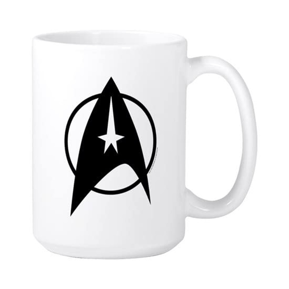 Star Trek Starfleet Comma Ceramic Coffee Mug, Tea Cup - Bluefink.jpg