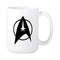Star Trek Starfleet Comma Ceramic Coffee Mug, Tea Cup - Bluefink.jpg