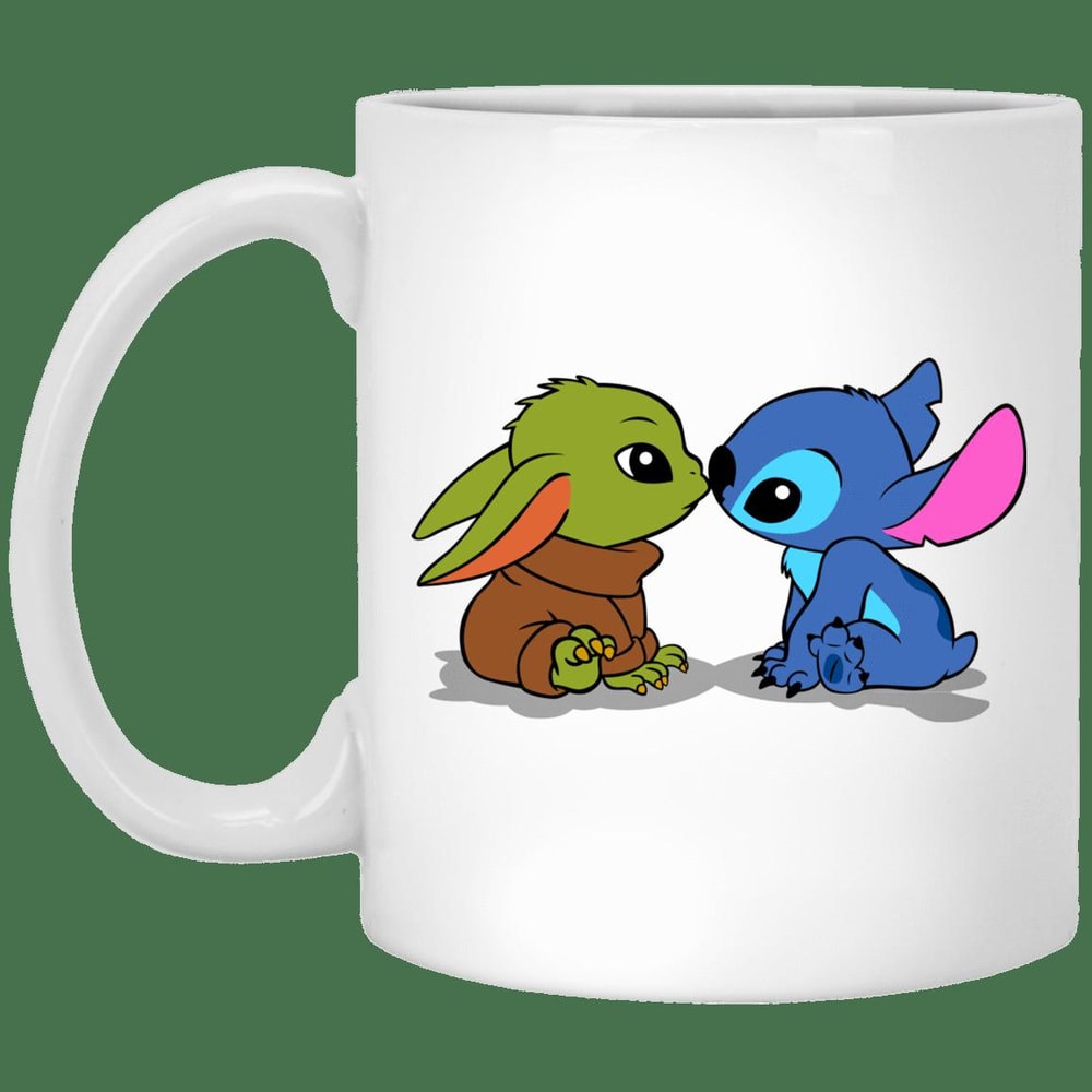 Stitch Yoda Baby Mug Gifts for Friends, Gifts for Valentine Day, Couple Gifts - Bluefink.jpg