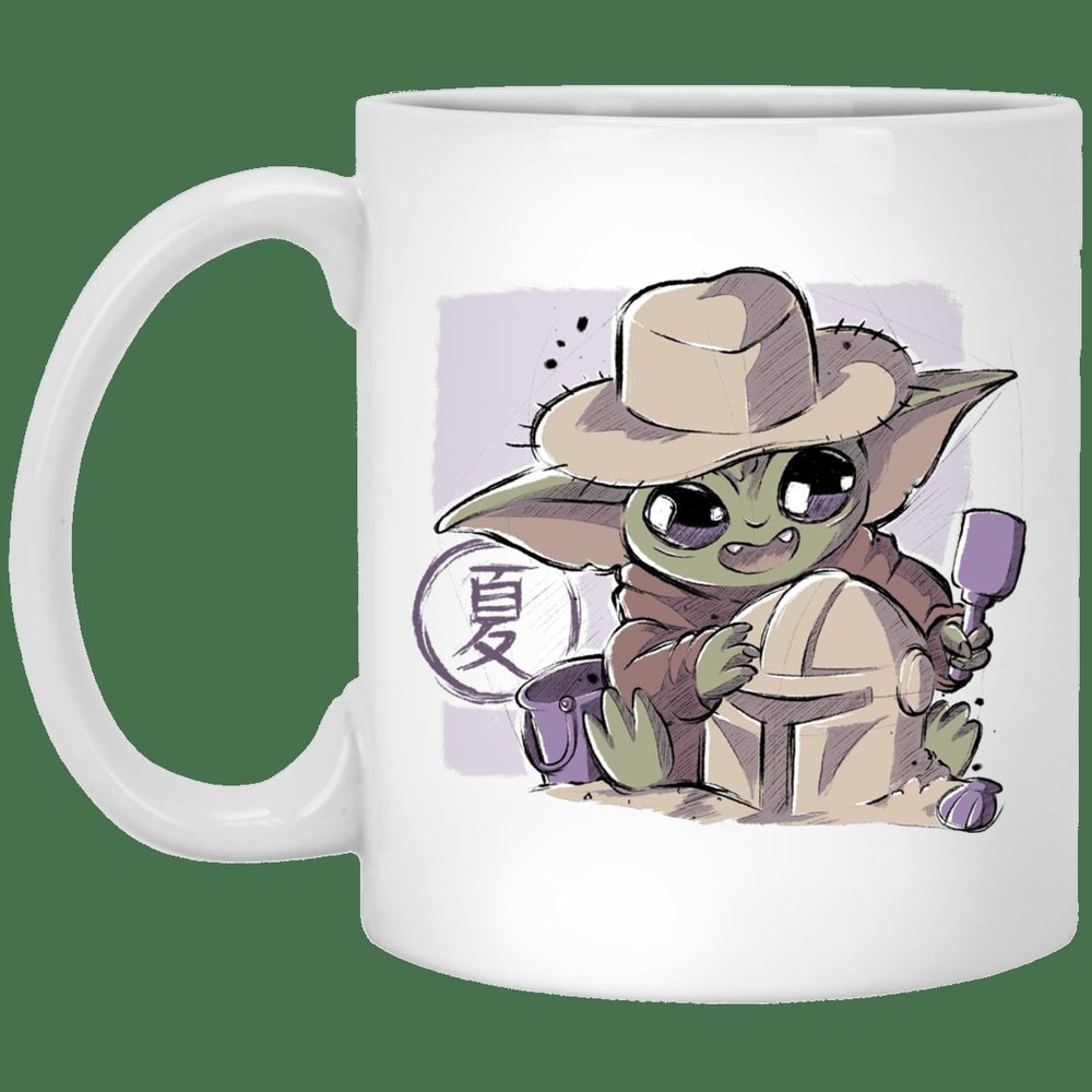 Summer Baby Yoda Mug Gifts for Friends, Gifts for Valentine Day, Couple Gifts - Bluefink.jpg