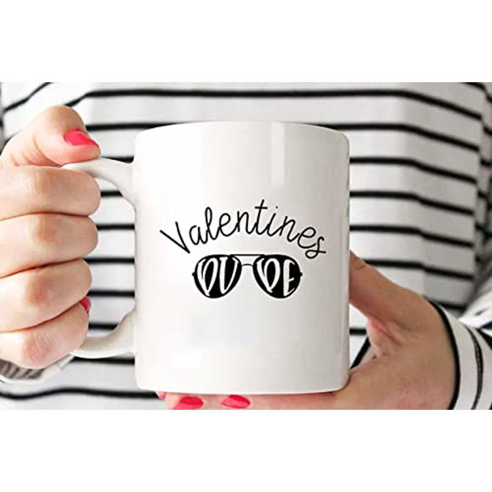 Valentine Dude Valentine Mug For Fiance Boyfriend Girlfriend Husband Wife Couples For Valentine's Day Gifts 11-15Oz Mug - Bluefink.jpg