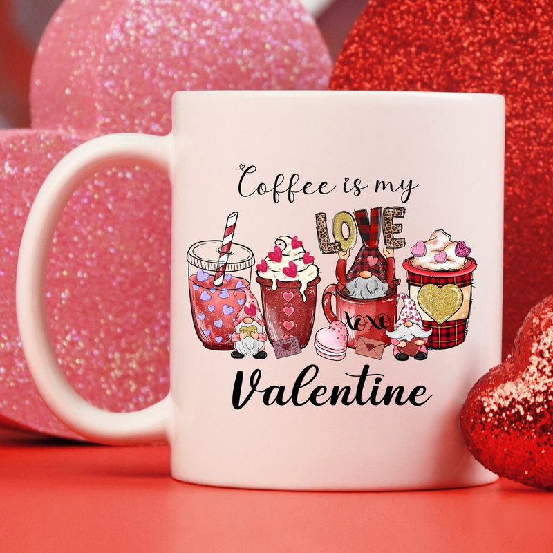 Valentine Gnomes Mug, Valentines Mug, Valentines Gift, Valentines Day Gift, Coffee Lover Gift, Gift For Her - Bluefink.jpg