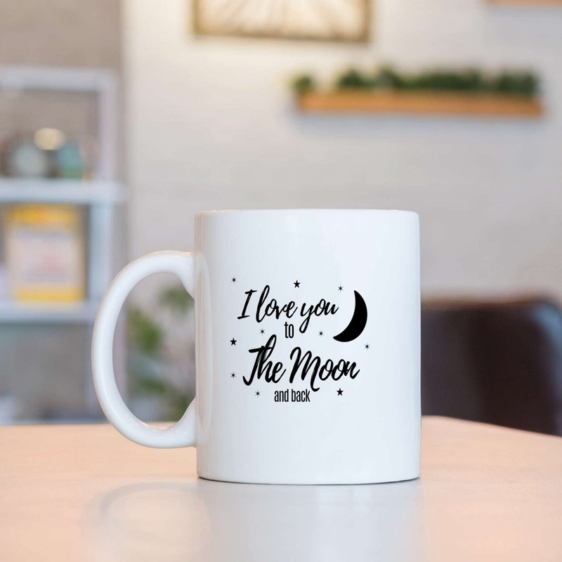 Valentine Mugs, I Love You To The Moon And Back Mugs, Funny Wedding Anniversary Valentine's Day Color Changing Mug 11 Oz 15 Oz Coffee Mug - Bluefink.jpg