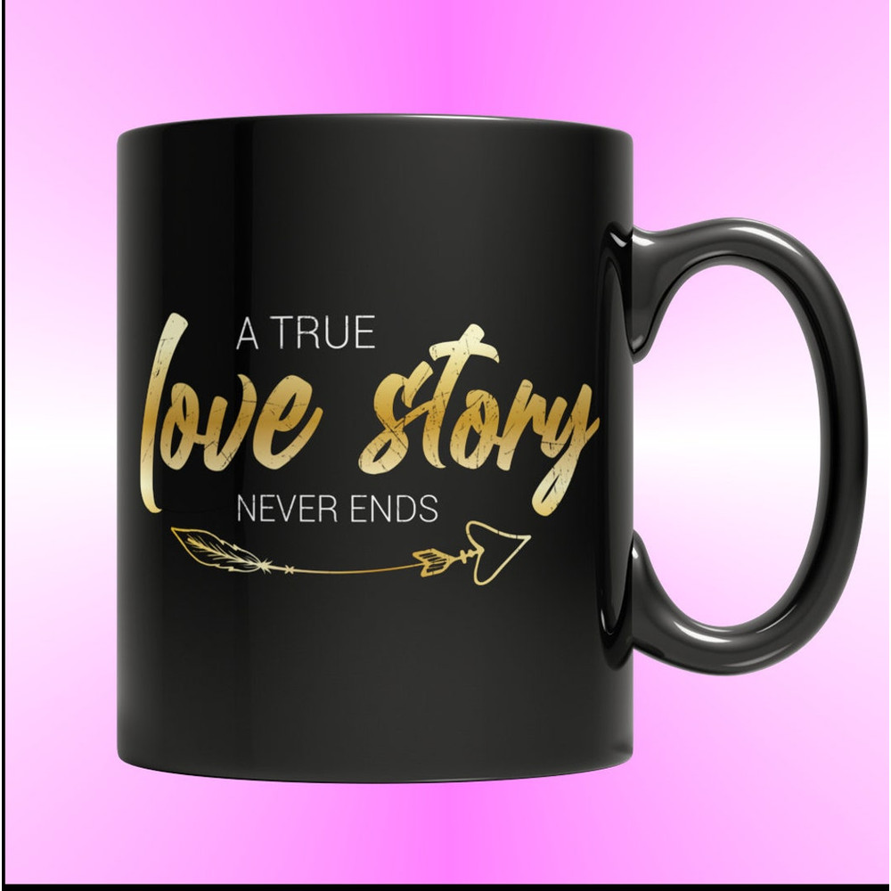 Valentines Day Mug, Valentines Mug, Love Mug, Love Story Mug, True Love Story Mug Valentine Gifts - Bluefink.jpg