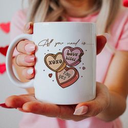 valentines day novelty mug gift for her anniversary coffee mug, valentine mug, valentines day present, valentines gift