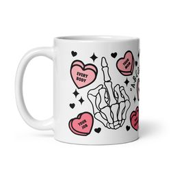 Vulgar Valentines Mug, Funny Valentine, Anti  Valentine, Abcdefyou, Full Wrap Mug, Perfect Valentines Gift