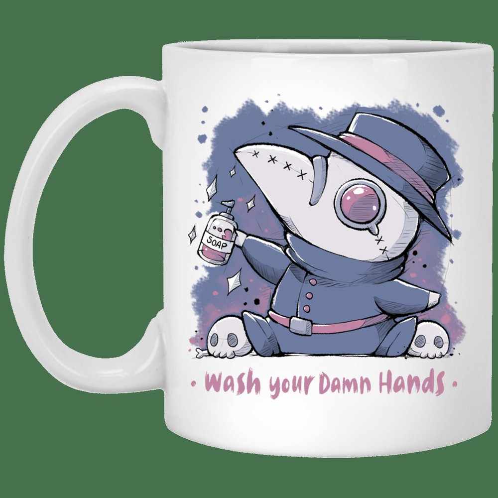 Wash Your Damn Hands Mug Gifts for Friends, Gifts for Valentine Day, Couple Gifts - Bluefink.jpg