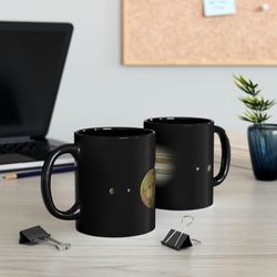 Black Galaxy Mug  Outer Space Mug  Universe Coffee Mug  Celestial Coffee Mug  Planets Mug  Cloud Mug  Starry Sky Coffee