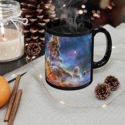 Black Galaxy Mug  Outer Space Mug  Universe Coffee Mug  Celestial Coffee Mug  Purple Sky Mug  Cloud Mug  Starry Sky Coff