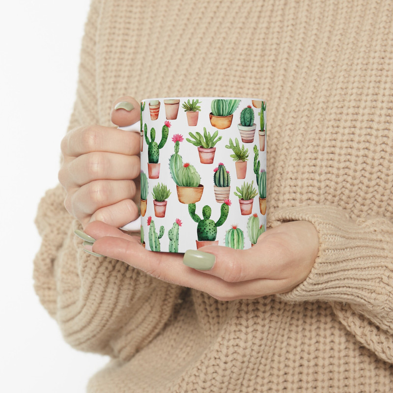 Cactus Mug Cactus Gifts for Women Cactus Name Mug Cactus Lover Gift Watercolor Cactus Coffee Mug Cactus Coffee Cup Cactus Mug Gift 6.jpg