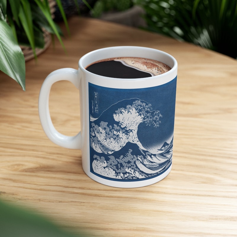 Coastal Ocean Wave Ceramic Coffee Mug Tropical Escape Coffee Cup Nautical Mug Hot Tea Cups Beachy Stemless Glass Cup Beach Gift 1.jpg