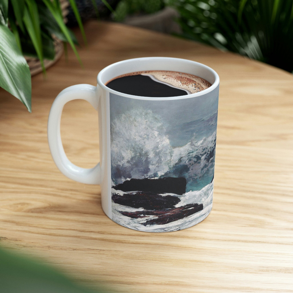 Coastal Ocean Wave Ceramic Coffee Mug Tropical Escape Coffee Cup Nautical Mug Hot Tea Cups Beachy Stemless Glass Cup Beach Gift 21.jpg