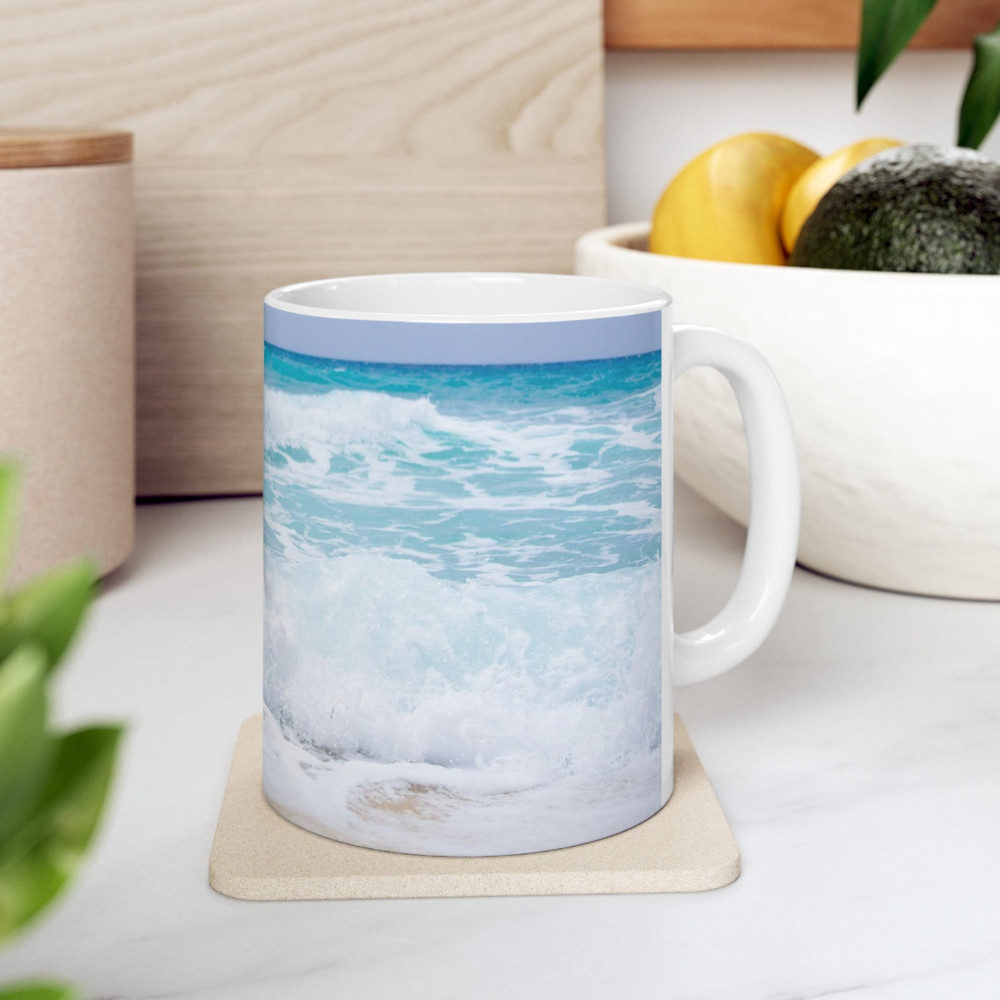 Coastal Ocean Wave Ceramic Coffee Mug Tropical Escape Coffee Cup Nautical Mug Hot Tea Cups Beachy Stemless Glass Cup Beach Gift.jpg