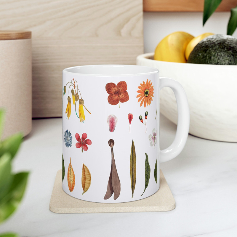 Floral Coffee Mug Flower Patterned Mug Floral Mug Garden Mug Dainty Flower Mug Wildflower Coffee Mug Feminine Coffee Mug 10.jpg