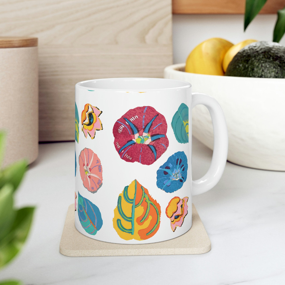Floral Coffee Mug Flower Patterned Mug Floral Mug Garden Mug Dainty Flower Mug Wildflower Coffee Mug Feminine Coffee Mug 12.jpg