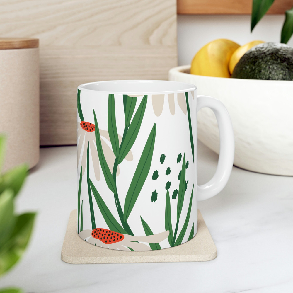 Floral Coffee Mug Flower Patterned Mug Floral Mug Garden Mug Dainty Flower Mug Wildflower Coffee Mug Feminine Coffee Mug 20.jpg