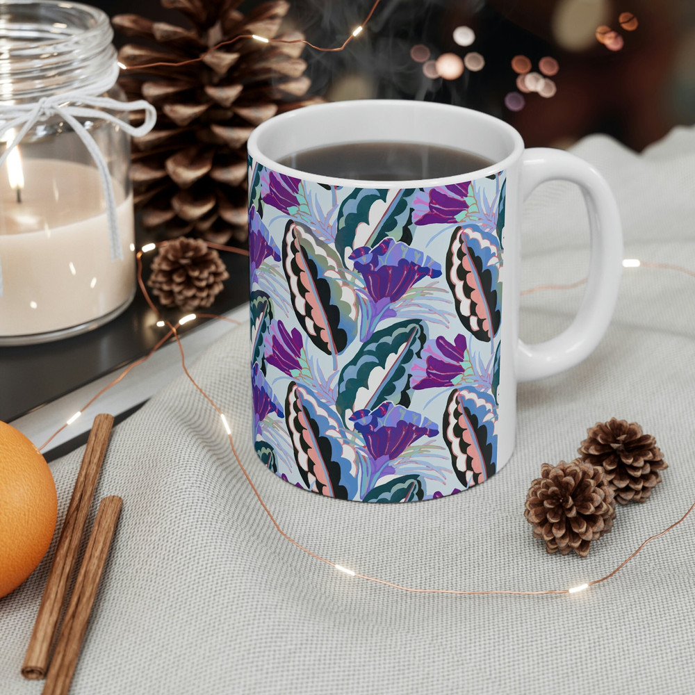Floral Coffee Mug Flower Patterned Mug Floral Mug Garden Mug Dainty Flower Mug Wildflower Coffee Mug Feminine Coffee Mug 22.jpg