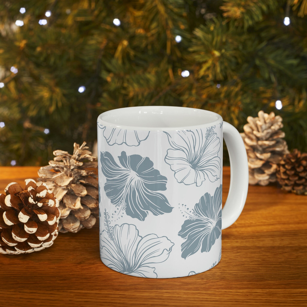 Floral Coffee Mug Flower Patterned Mug Floral Mug Garden Mug Dainty Flower Mug Wildflower Coffee Mug Feminine Coffee Mug 24.jpg