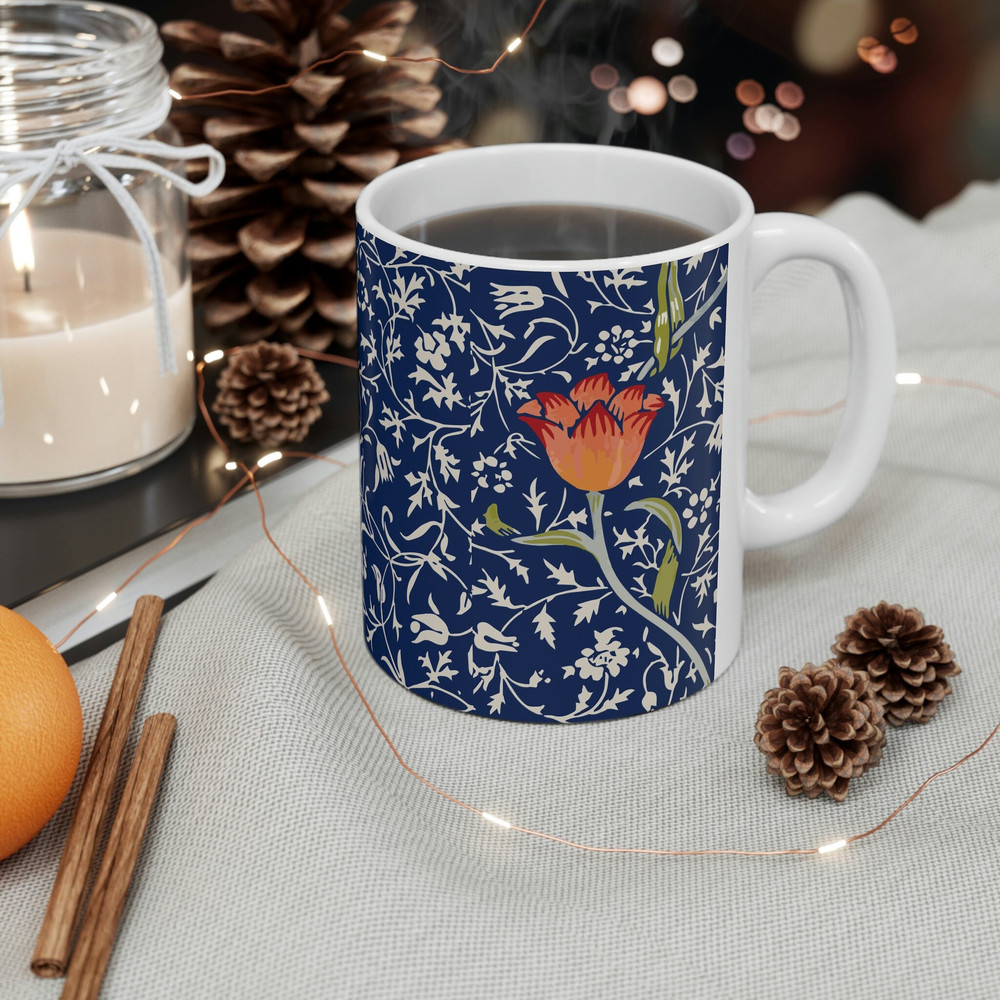 Floral Coffee Mug  Flower Patterned Mug  Floral Mug  Garden Mug  Dainty Flower Mug  Wildflower Coffee Mug  Feminine Coffee Mug 23.jpg