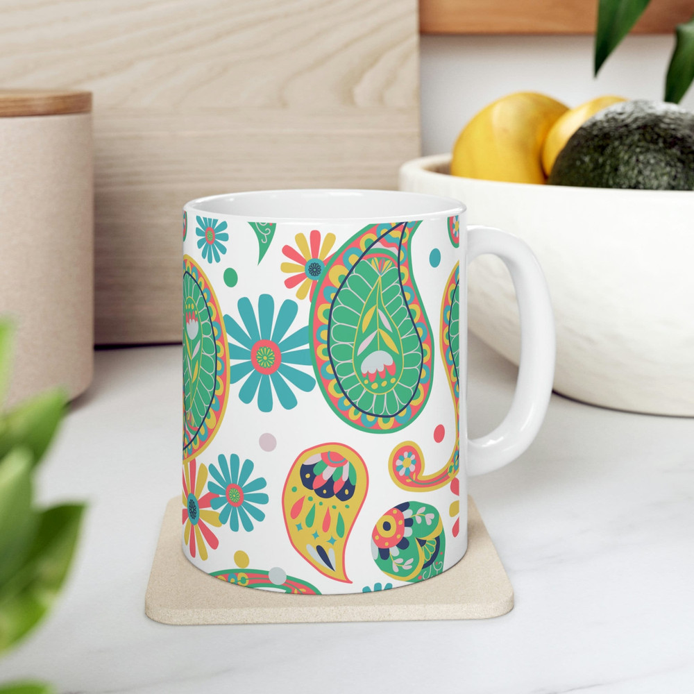 Floral Coffee Mug Flower Patterned Mug Floral Mug Garden Mug Dainty Flower Mug Wildflower Coffee Mug Feminine Coffee Mug 28.jpg
