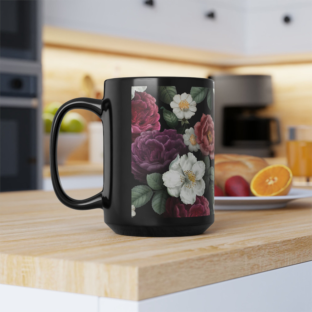 Floral Coffee Mug Flower Patterned Mug Floral Mug Garden Mug Dainty Flower Mug Wildflower Coffee Mug Feminine Coffee Mug 101.jpg