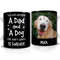 Personalized Dad Dog Mug Love Between Dad And Dog.jpg