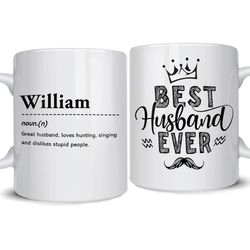 personalized mug for husband best husband ever